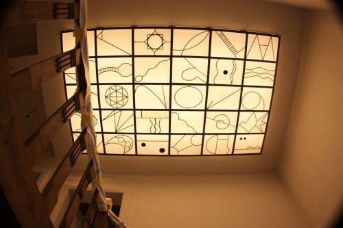Skylight with a story.